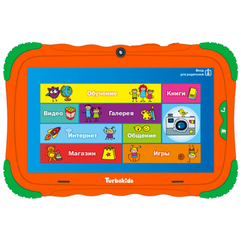 Дитячий планшет Turbokids S5 для дітей від 3-4 років Помаранчевий