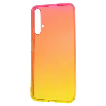 Чохол Силікон 0.5 mm Gradient Design для Honor 20 red_yellow