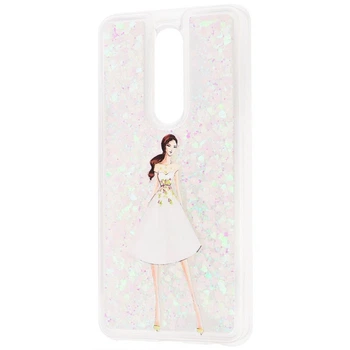 Чехол Lovely Stream для Meizu M8 Note (Note 8) girl_in_white_dress