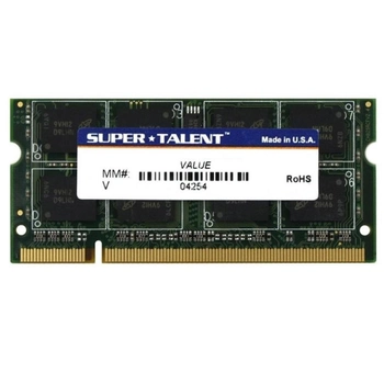 Оперативна пам'ять Super Talent SODIMM DDR2 2Gb 667MHz PC2-5300 (T667SB2G/M) Refurbished Excellent