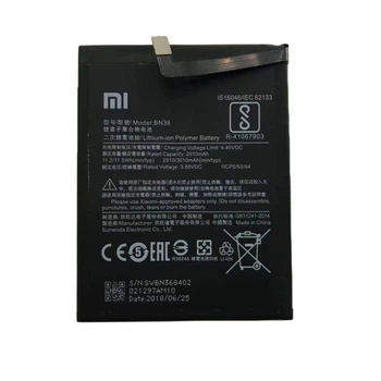 Аккумулятор Xiaomi BN36 (Mi 6X, Mi A2) 3010 mAh [Original PRC] 12 мес. гарантии