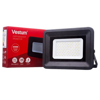 Прожектор LED Vestum 70W 6100Лм 6500K 185-265V IP65 (1-VS-3005)