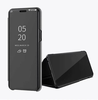 Чехол-книжка Mirror для Xiaomi Redmi Note 14 Pro 5G Зеркальная Черный
