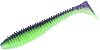 Силикон Keitech Swing Impact FAT 3.8" 6 шт PAL06 Violet Lime Berry (15510724)