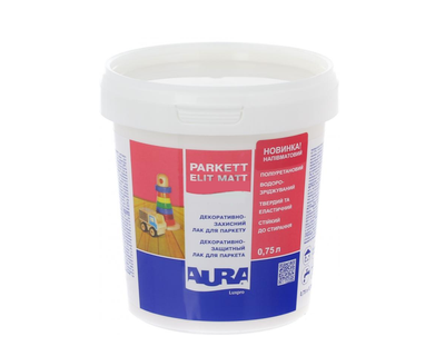 Лак поліуретановий AURA LUXPRO PARKETT ELIT MATT паркетний 0,75 л