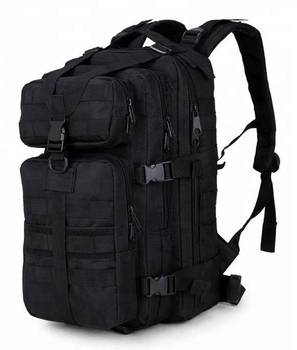 Армейский Тактический Рюкзак REEBOW 30л Городской Туристический, черный (2014)