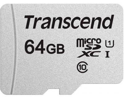Карта памяти MicroSDXC 64GB UHS-I Class 10 Transcend 300S (TS64GUSD300S)
