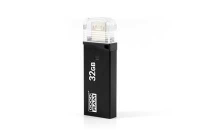 Флеш-накопитель USB3.0 32GB OTG GOODRAM OTN3 (Twin) Black (OTN3-0320K0R11)
