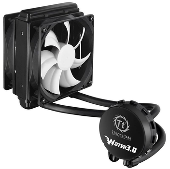Система водяного охлаждения Thermaltake Water 3.0 Performer C (CLW0222-B), Intel: 2011/1150/1151/1155/1156/1366, AMD: FM1/FM2/AM2/AM2+/AM3/AM3+, 151x120x27 мм, 4-pin