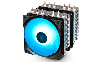 Кулер процессорый Deepcool Neptwin RGB, Intel: 2066/2011-v3/2011/1151/1150/1155/775/1366, AMD: AM4/AM3+/AM3/AM2+/AM2/FM2+/FM2/FM1, 158х134х126 мм, 4-pin