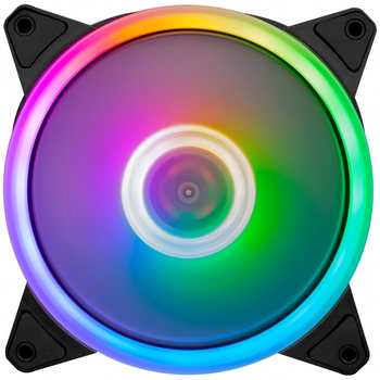 Вентилятор 1stPlayer Firemoon M1 RGB Combo 3; 120х120х25мм, 5-pin