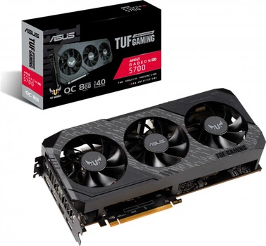 Видеокарта AMD Radeon RX 5700 8GB GDDR6 TUF Gaming X3 OC Asus (TUF 3-RX5700-O8G-GAMING)