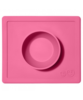 Мисочка килимок EZPZ Happy Bowl Pink силіконова рожева