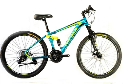 Велосипед двухподвесный IMPULSE BIKE West 26" 14" 2020 малахитовый