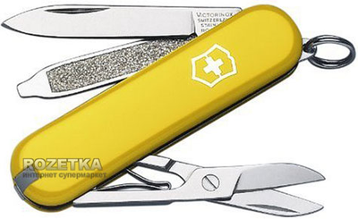 Швейцарський ніж Victorinox Classic SD Жовтий (0.6223.8)