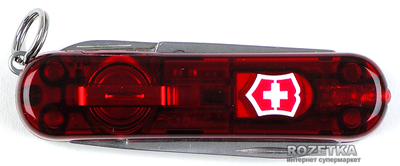 Швейцарский нож Victorinox SwissLite Red Transparent (0.6228.T)
