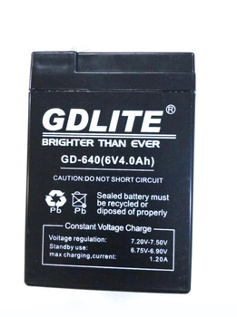 Аккумулятор батарея GDLITE 6V 4.0Ah GD-640 (gr_004108)