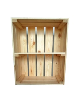 Ящик дерев'яний для зберігання з полицею ECO WoodBox (ДхШхВ:50*40*24см)