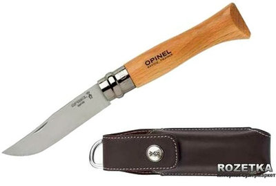 Туристический нож Opinel 8 VRI с чехлом (2047860)