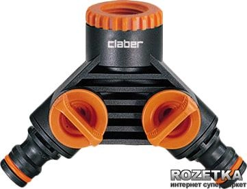 Двойной коннектор Claber 12 мм, 19 мм (85990000)