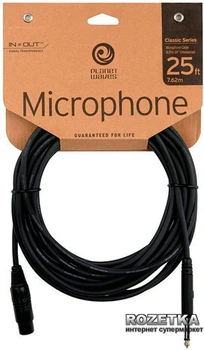 Микрофонный кабель Planet Waves Classic Series PW-CGMIC-25 7.62 м