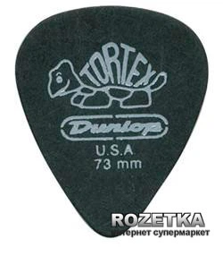 Медиатор Dunlop 488P.73 Tortex Pitch Black Player's Pack (12 шт)
