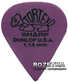 Медіатор Dunlop 412P1.14 Tortex Sharp Player's Pack 1.14 (12 шт)