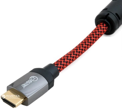 Кабель ExtraDigital HDMI to HDMI, 15 м, v1.4b, 26 AWG, Gold, Nylon, 2xFerrites (KBH1614)