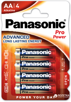 Батарейка Panasonic Pro Power AA BLI 4 Alkaline (LR6XEG/4BP)