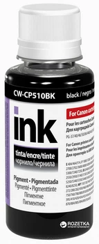 Чернила ColorWay Canon CP-510BK Pigment 100 мл Black (CW-CP510BK01)