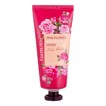 Крем для рук с экстрактом розы Farmstay Pink Flower Blooming Hand Cream Pink Rose 100 мл (8809636280624)