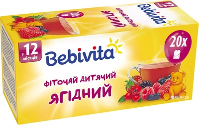 Ягодный фиточай Bebivita 30 г (4820025490763)