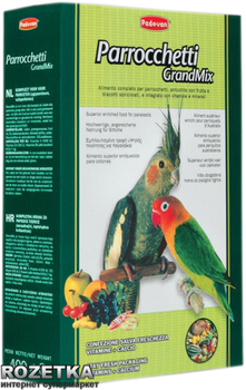 Повседневный корм для средних попугаев Padovan GrandMix Parrocchetti 400 г (PP00278)