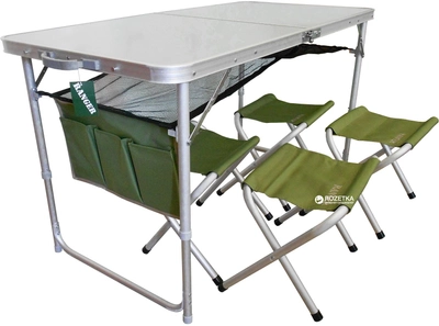 Компактный столик и складывающиеся стулья Ranger ТA 21407+FS 21124 (RA 1102)
