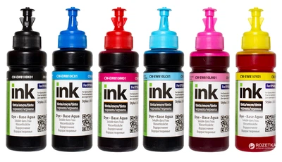Комплект чорнил ColorWay Epson L800/810/850 (6х100 мл) BK/С/M/LС/LM/Y (CW-EW810SET01)