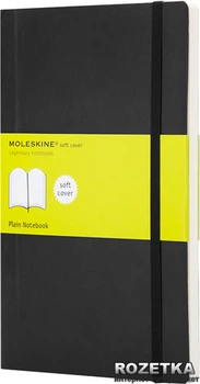 Записная книга Moleskine Classic 13 х 21 см 192 страницы без линовки Черная (9788883707209)