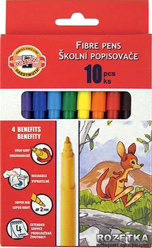 Набір фломастерів KOH-I-NOOR 10 шт (8593539211914)