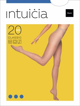 Колготки Intuicia Classic 20 Den 2 р Black (4820023712010)