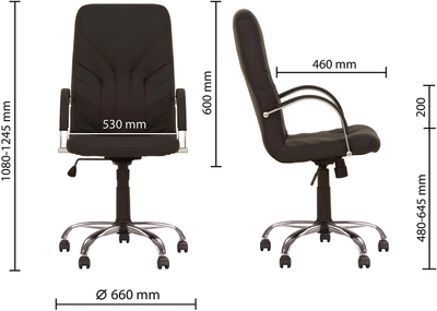Кресло Новый Стиль Manager Steel Chrome (comfort) SP-A