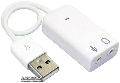 Адаптер Dynamode C-Media 108 (7.1) USB-SOUND7 White