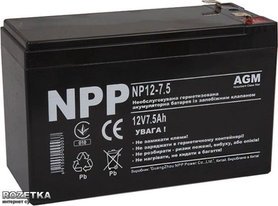Аккумуляторная батарея NPP NP12-7.5 (NP1275)