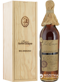 Арманьяк Baron Gaston Legrand Bas Armagnac 1924 0.7 л 40% (3558270001212)