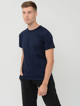 Футболка бавовняна чоловіча Fruit of the loom Valueweight 0610360AZ 2XL Темно-синя (5000000005796)
