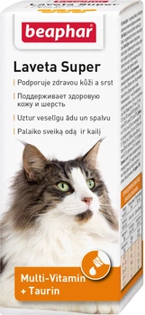 Жидкие витамины Beaphar Laveta Super for cats для шерсти котов 50 мл (12524) (8711231125241)