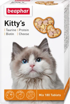Вітамінізоване ласощі Beaphar Kittys Mix для кішок 180 таб (12506) (8711231125067)