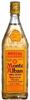 Мескаль Monte Alban 100% Агава 0.75 л 40% (80660577258)