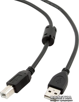 Кабель Cablexpert USB 2.0 AM - BM 4.5 м з феритовим фільтром (CCF-USB2-AMBM-15)