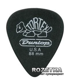 Медиаторы Dunlop 488P.88 Tortex Pitch Black Player's Pack 0.88 мм (12 шт.)