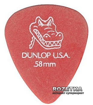 Медіатори Dunlop 417P.58 Gator Grip Standard Player's Pack 0.58 (12 шт.)