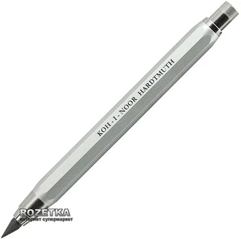 Корпус-олівець механічний Koh-i-Noor 5.6 мм Метал Срібний (5340)
